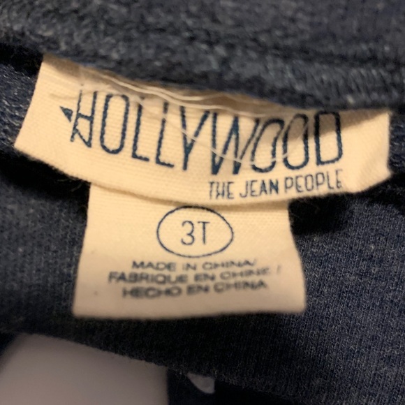 Hollywood The Jean Size 3T Sweatpants Shirt Space - Picture 5 of 5